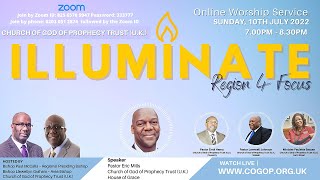 COGOP Sunday Evening Service  Illuminate Region 4 Focus  10 July 2022 [upl. by Macegan445]