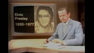 Elvis Presley News Report of his death  August 16 1977 [upl. by Eenoj]