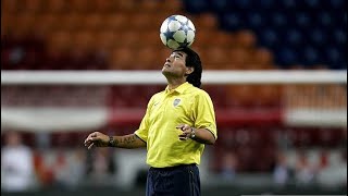 Old Diego Maradona Has More Skills Than Todays quotSuperstarsquot RARE [upl. by Sivad]