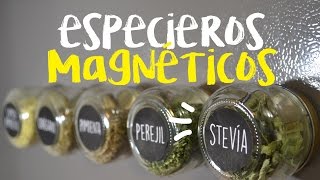 DIY especieros magnéticos [upl. by Salmon]