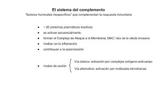 Inmunología 07 El sistema del complemento [upl. by Areek]