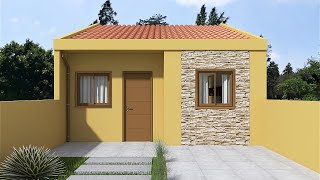 Casa pequena e simples de 6 x 10 metros [upl. by Veradis]