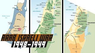 First ArabIsraeli War 1948  Political Background  COLD WAR [upl. by Aenil368]