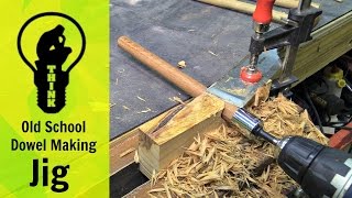 Old School Dowel Making Jig [upl. by Enitselec]