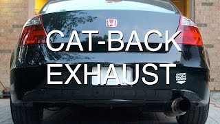 How to Install a Cat Back Exhaust [upl. by Leuqar]