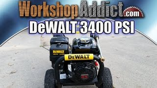 DeWALT 3400 PSI 25 GPM Gas Pressure Washer powered by Honda [upl. by Liartnod]