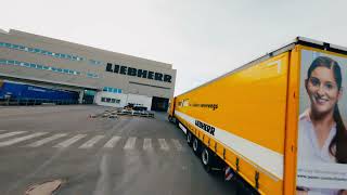 Liebherr  Rundgang durch das hochautomatisierte Logistikzentrum von Liebherr [upl. by Airetahs362]