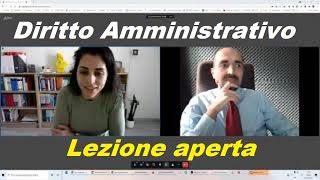 Lezione aperta di Diritto amministrativo  nozioni e QUIZ 2442021 [upl. by Publus]