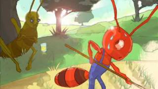 Aesops Fable The Ant and the Grasshopper [upl. by Collette436]