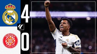 Real Madrid 40 Girona  HIGHLIGHTS  LaLiga 202324 [upl. by Anelrahs]