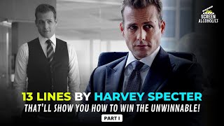 13 Lines By Harvey Specter Thatll Show You How To Win The Unwinnable  PART 1 [upl. by Naujyt]