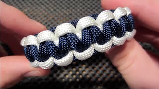 Easy TwoTone Paracord Bracelet Tutorial [upl. by Sackman822]