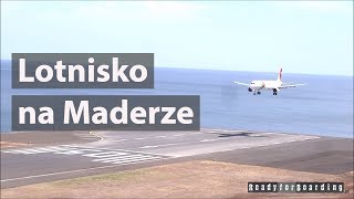 ✈✈✈ Lotnisko i lądowanie na Maderze ✈✈✈ [upl. by Nuy383]