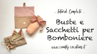 🎀 Buste e Sacchetti per Bomboniere [upl. by Denman]