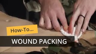 Hemostatic Gauze  Wound Packing [upl. by Winikka145]