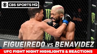 UFC Fight Night Highlights Figueiredo dominates Benavidez to win flyweight title  CBS Sports HQ [upl. by Enneite]