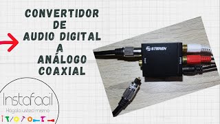 Convertidor de audio digital óptico a análogo [upl. by Porush927]