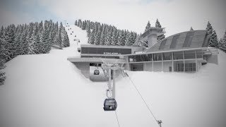 Die neue Flying Mozart Gondelbahn in Wagrain [upl. by Norved]