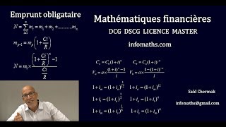 MATHÉMATIQUES FINANCIÈRES EMPRUNT OBLIGATAIRE DCG DSCG [upl. by Netfa]