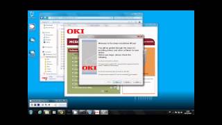 OKI MFP How to install Printer amp Scanner via Network [upl. by Nalehp]