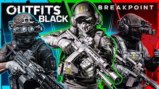 Ghost Style Outfits ALL BLACK  Ghost Recon Breakpoint [upl. by Urbano]