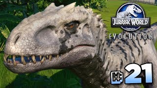 CREATING INDOMINUS REX  Jurassic World Evolution FULL PLAYTHROUGH  Ep21 HD [upl. by Magda]