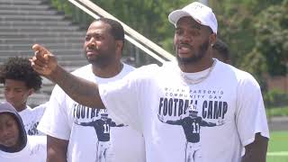 Micah Parsons Youth Football Camp [upl. by Eissac]