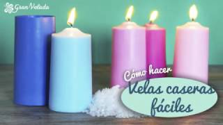 Velas Caseras fáciles [upl. by Nyladnor]