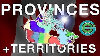 CANADA Provinces  Territories explained Geography Now [upl. by Rigdon]