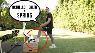 2 Exercises for The Achilles Build SPRING and Reduce Injuries [upl. by Delaney986]