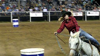 Barrel Racing  61st White Deer Rodeo 2019 [upl. by Durante]