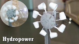 How to Generate Electricity from Water flow  Hydropower [upl. by Aleafar227]