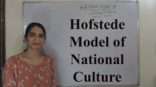 Hofstede Model of National Culture [upl. by Stricklan808]