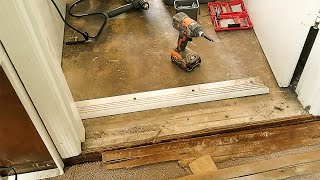 Repairing a Door Threshold at a Residential Property [upl. by Felicle]