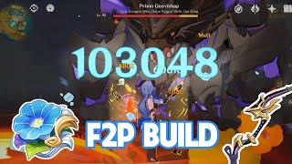 F2P GANYU  Complete MELT Build amp Showcase  Genshin Impact [upl. by Hakvir115]