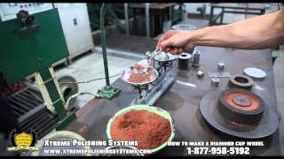 HOW ITS MADE Diamond Grinding Cup Wheel  Xtreme Polishing Systems [upl. by Troc]