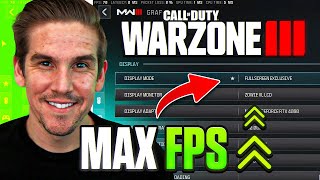 NEW BEST CONTROLLER amp GRAPHICS Settings in WARZONE 3 MW3 WARZONE [upl. by Pauletta]