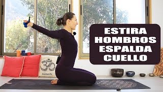 Estiramientos hombros y espalda cervicales aliviar estrés  MalovaElena [upl. by Phebe]