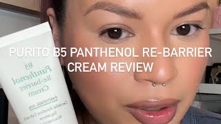 REVIEW Purito B5 Panthenol ReBarrier Cream [upl. by Kosiur]