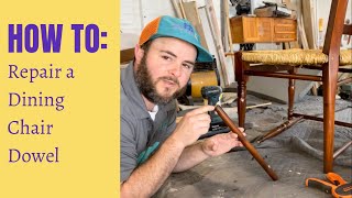 How To Repair a Dining Chair Dowel [upl. by Calmas]