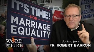 Bishop Barron on Gay Marriage amp the Breakdown of Moral Argument [upl. by Gigi385]