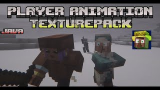 Player Animation TexturePack  Minecraft Java [upl. by Sharona]