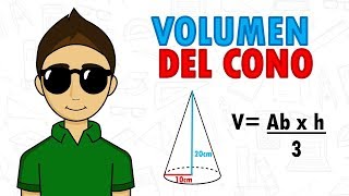 VOLUMEN DEL CONO Super Facil  Para principiantes [upl. by Carrie]