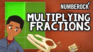 Multiplying Fractions Song  Math Rap Video [upl. by Atilahs561]