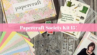 The Very Pretty Papercraft Society Kit 15 [upl. by Corey]