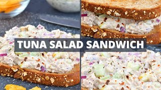 Easy Tuna Salad Sandwich Recipe Using Canned Tuna [upl. by Azmah]