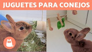 3 JUGUETES CASEROS para CONEJOS 🐰 Con Materiales Reciclados [upl. by Spielman353]