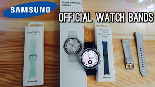 Samsung Galaxy Watch 6  Official Band Offerings [upl. by Seth]