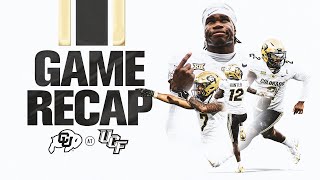 Game Recap Colorado Football Upsets UCF [upl. by Ainitsirk784]