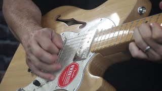 Squier Classic Vibe Thinline Telecaster Demo [upl. by Lune]